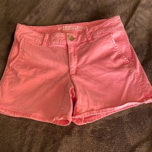 pink (peachy) colored shorts size 8 american eagle